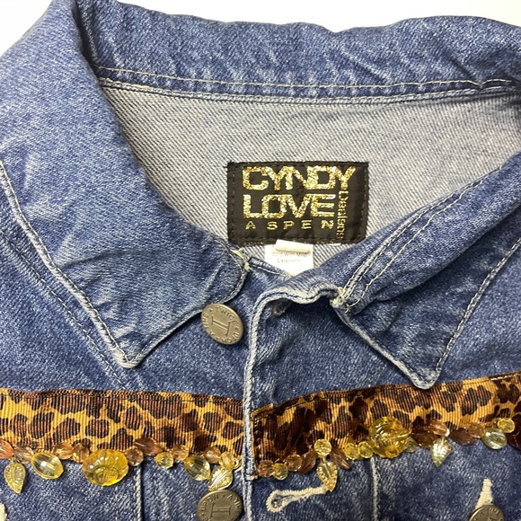 Girls Cyndy Love Aspen Denim Jacket - Picture 3 of 5
